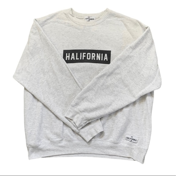 Light Grey Halifornia Apparel Sweatshirt - Picture 2 of 6